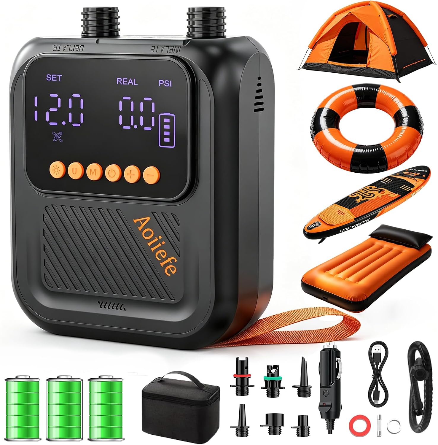 Portable Rechargeable Electric SUP Paddle Board Pump