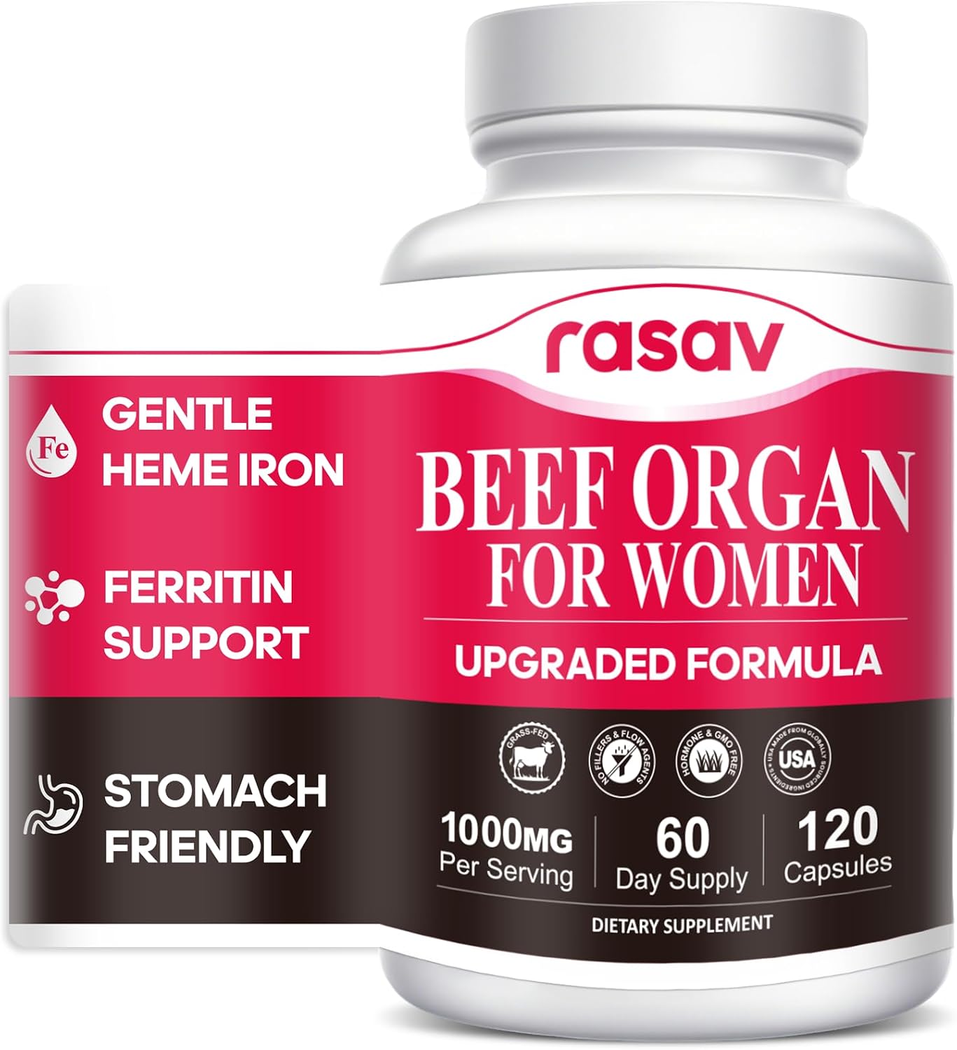 Rasav Beef Organ Supplement for Women