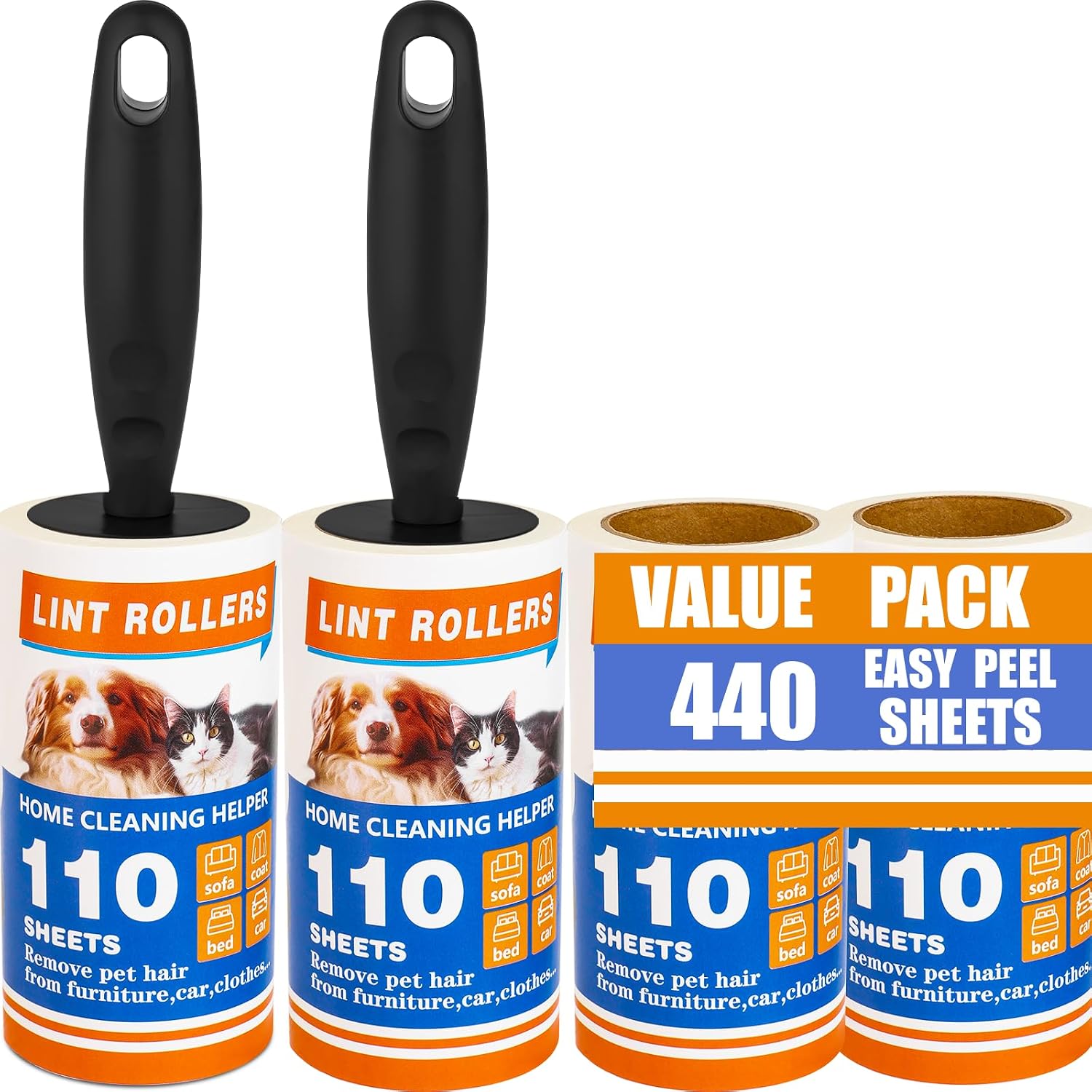Lint Rollers for Pet Hair Extra Sticky