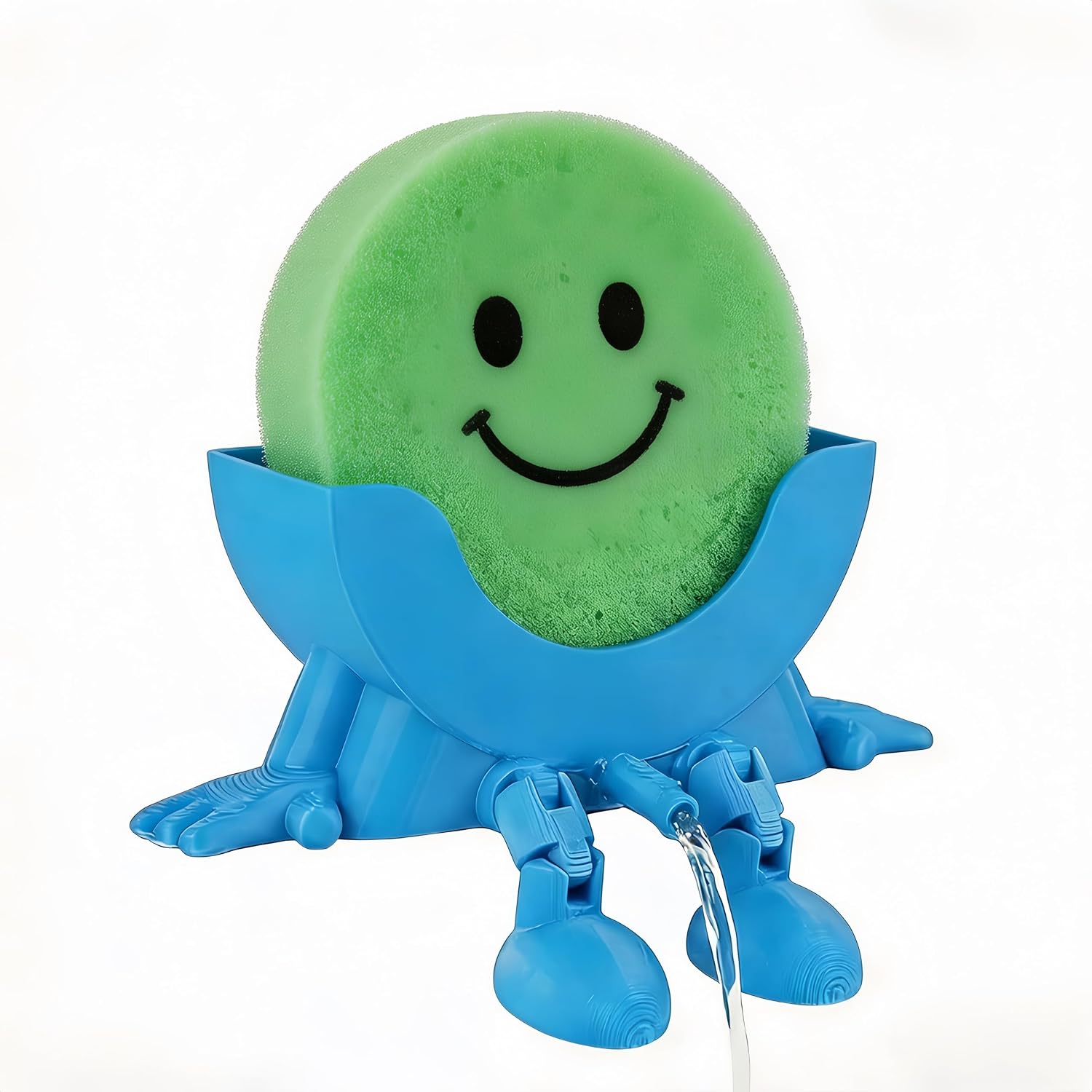 Cute Hanging Sponge Holder, Drainable Kitchen Sink Organizer
