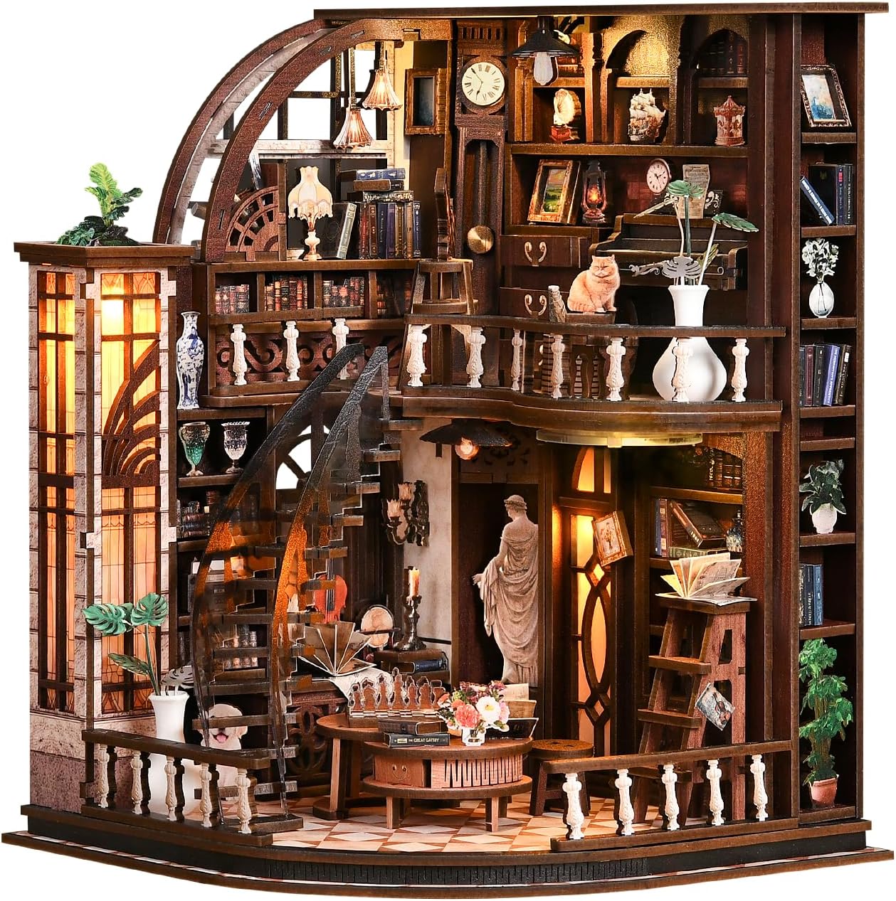 Laser-Cut Wooden Dollhouse Kit