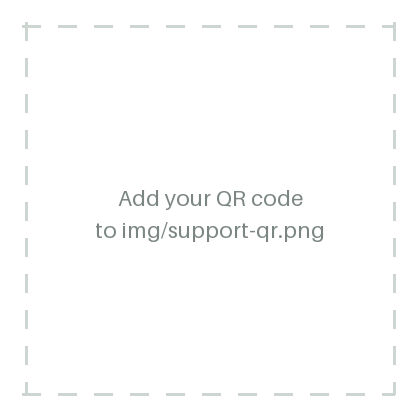 Support contact QR code